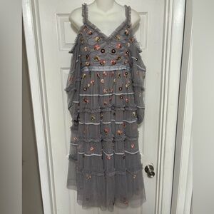 Needle and thread midi dress